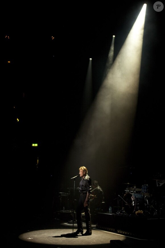 Exclu : Johnny Hallyday en concert à Londres au Royal Albert Hall, le 15 octobre 2012.