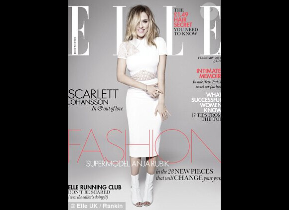Scarlett Johansson en couverture du Elle britannique