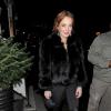 Lindsay Lohan se rend au restaurant à Londres le 2 janvier 2013.