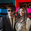 Prince Michael Jr. et sa tante LaToya Jackson lors de la soirée de charité du Jummimüüs Gala au Maritim Hotel de Cologne le 4 janvier 2013