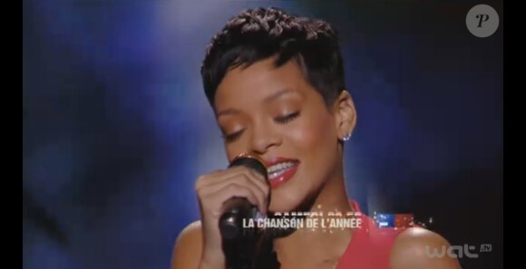 Rihanna dans La chanson de l'année 2012, samedi 29 décembre 2012 sur TF1