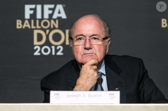 Sepp Blatter le président de la FIFA à São Paulo, le 29 novembre 2012.