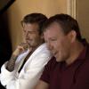 Moment complice entre Guy Ritchie et David Beckham dans les coulisses de la campagne H&M