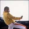 Freddie Mercury à Wembley en 1986.