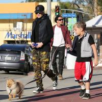Gwen Stefani : Balade avec son mari et ses fils sur les hauteurs de Los Angeles