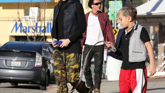 Gwen Stefani : Balade avec son mari et ses fils sur les hauteurs de Los Angeles
