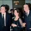 Alain Delon avec Natalie Wood et Robert Wagner à Paris, le 22 novembre 1978.