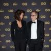 Charlotte Le Bon et Fabrice Luchini lors de la soirée GQ des Hommes de l'année 2012 à Paris le 16 janvier 2013
