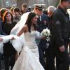 Mariage de Michelle Kwan et Clay Pell à l'eglise "First Unitarian" à Providence dans l'état du Rhode Island, le 19 janvier 2013.