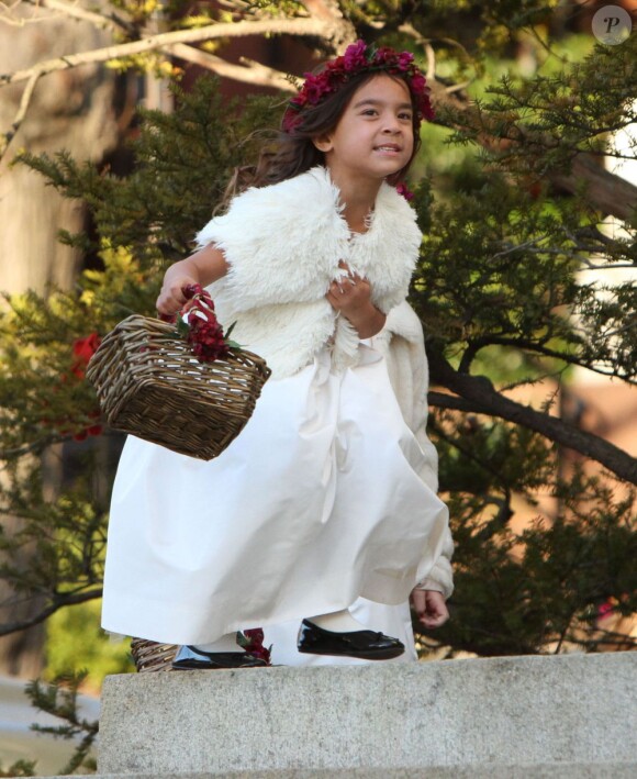 Mariage de Michelle Kwan et Clay Pell à l'eglise "First Unitarian" à Providence dans l'état du Rhode Island, le 19 janvier 2013.