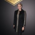 La princesse Charlene de Monaco au défilé Versace lors de la Fashion Week à Paris, le 20 janvier 2013.