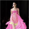 Défilé haute couture Versace, à Paris, le 20 janvier 2013.