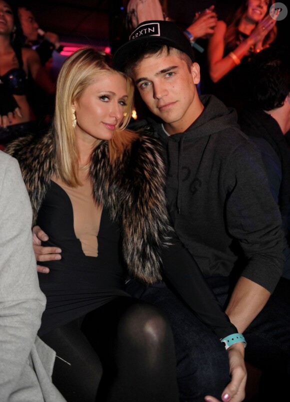 Paris Hilton et River Viiperi lors d'une soirée durant le festival de Sundance le 18 janvier 2013