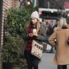 Lauren Bush et son mari David Lauren dans les rues de New York City le 19 janvier 2013.