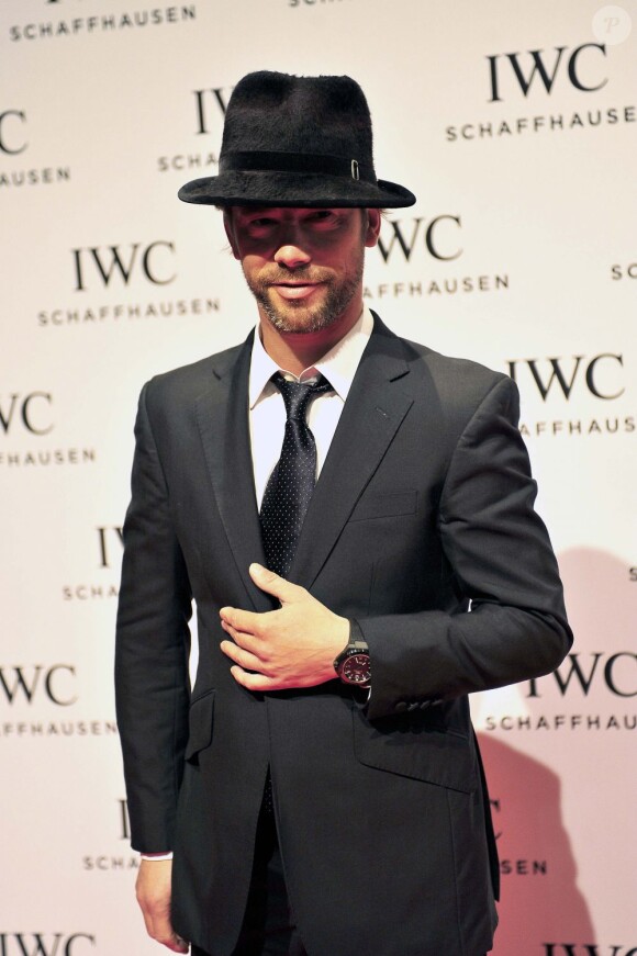 Jay Kay, chanteur du groupe Jamiroquai, à la soirée 'IWC Schaffhausen Race Night' à l'occasion du salon international de la Haute Horlogerie (SIHH), le 22 janvier 2013.