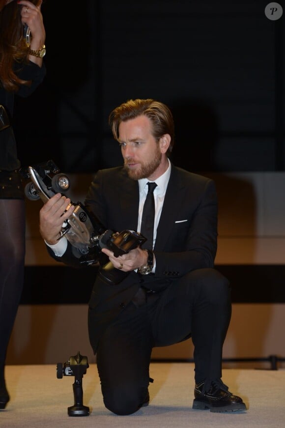 Ewan McGregor lors de la soirée "IWC Schaffhausen Race Night" le 22 janvier 2013 à Genève.