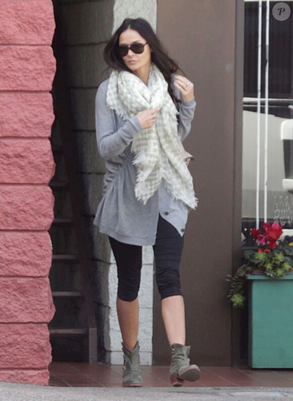 Demi Moore dans les rues de Los Angeles, le 22 janvier 2013.