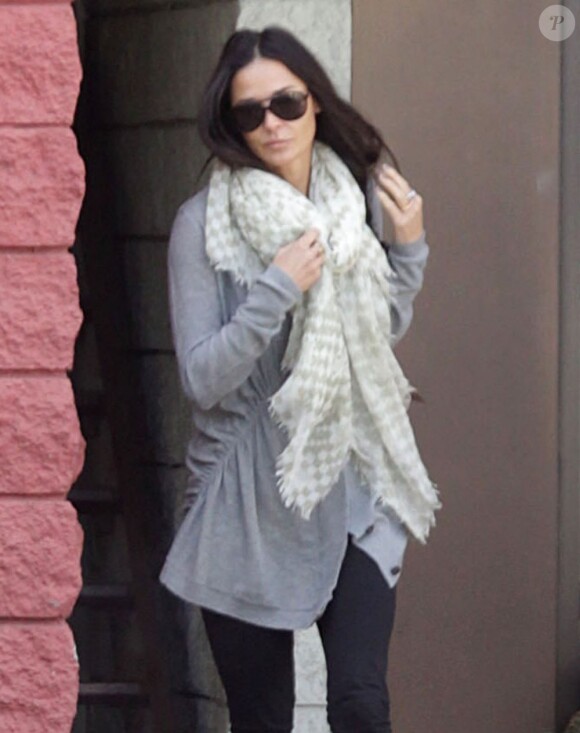 Demi Moore a fait une appartion dans les rues de Los Angeles, le 22 janvier 2013.