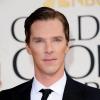 Benedict Cumberbatch lors des Golden Globes le 13 janvier 2013