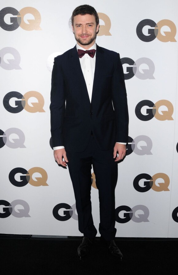 Justin Timberlake lors de la soirée des Hommes de l'Année du magazine GQ. Los Angeles, novembre 2011.