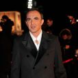 Nikos Aliagas sur le tapis rouge des 14e NRJ Music Awards au Palais des Festivals à Cannes, le 26 janvier 2013