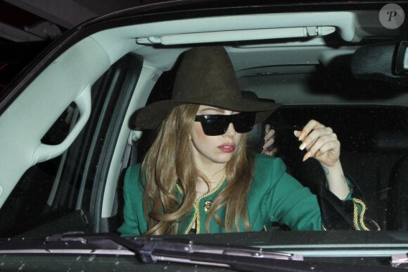 Lady Gaga à Los Angeles, le 19 janvier 2013.