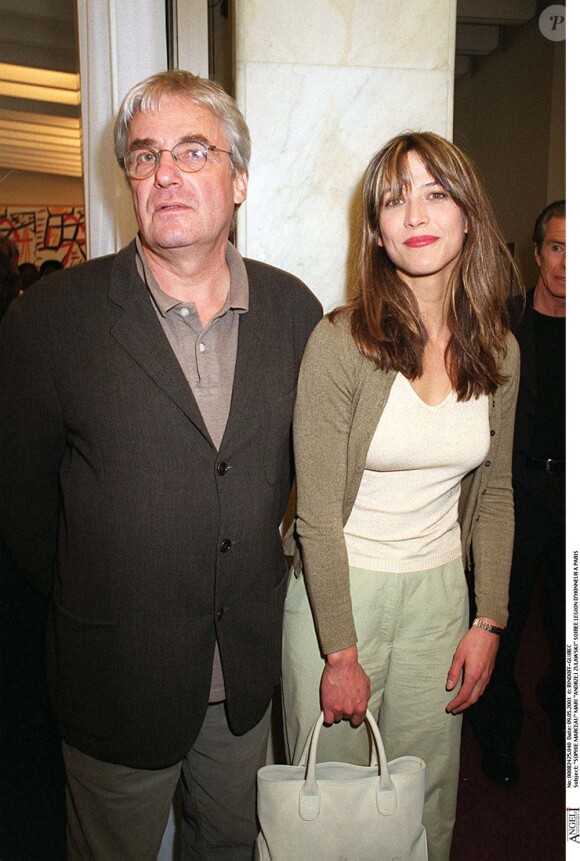 Sophie Marceau et Andrzej Zulawski le 9 mai 2001 à Paris