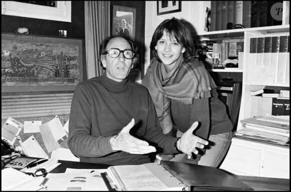 Claude Pinoteau, réalisateur de La Boum, et Sophie Marceau, son actrice, en 1982