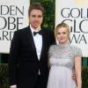 Kristen Bell et Dax Shepard à la 70e soirée des Golden Globe Awards à Beverly Hills, le 13 janvier 2013.