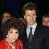 Gina Lollobrigida et son ex-fiancé Javier Rigau Rafols, à Naples, le 16 décembre 2006.