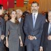 Felipe et Letizia d'Espagne inauguraient le 30 janvier 2013, jour du 45e anniversaire du prince, le Fitur, salon international annuel du tourisme de Madrid.