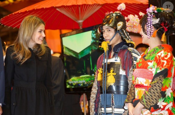 Felipe et Letizia d'Espagne inauguraient le 30 janvier 2013, jour du 45e anniversaire du prince, le Fitur, salon international annuel du tourisme de Madrid.