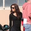 Eva Longoria dans les rues de Los Angeles, le 30 janvier 2013 après avoir passé la nuit avec son ex-petit ami Eduardo Cruz.