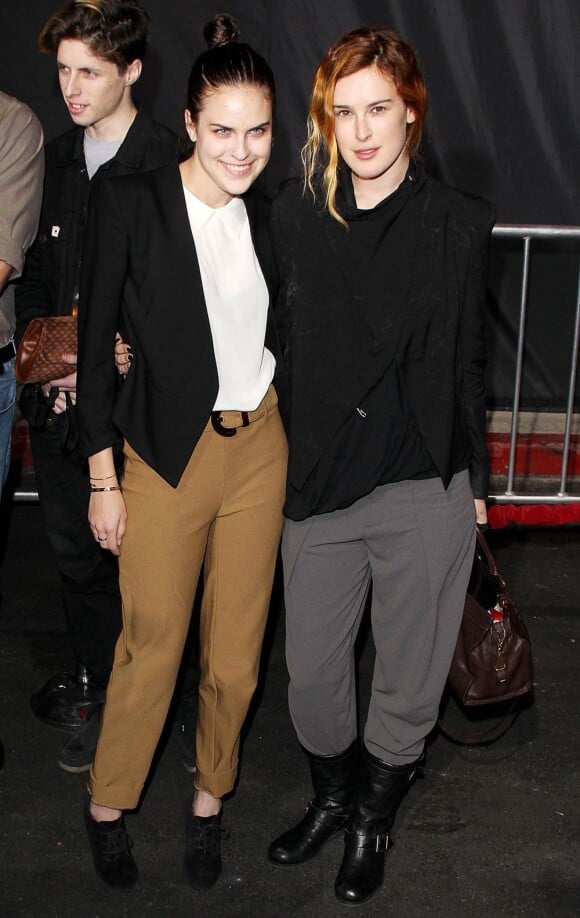Rumer Willis et Tallulah Belle posent ensemble pour les 25 ans de Die Hard à Los Angeles, le 31 janvier 2013.