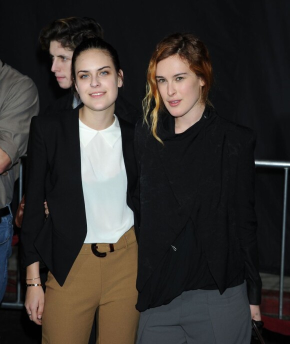 Tallulah Belle et Rumer Willis à la soirée fêtant les 25 ans de Die Hard à Los Angeles, le 31 janvier 2013.