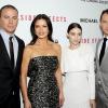 Channing Tatum, Catherine Zeta-Jones, Rooney Mara, Jude Law pendant la première du film Side Effects au AMC Lincoln de New York, le 31 janvier 2013.