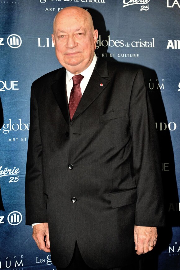 Hervé Bourges - 8e cérémonie des Globes de Cristal au Lido à Paris le 4 Fevrier 2013.