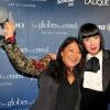 Barbara Bui et Chantal Thomass - 8e cérémonie des Globes de Cristal au Lido à Paris le 4 Fevrier 2013. Meilleure créatrice de mode.