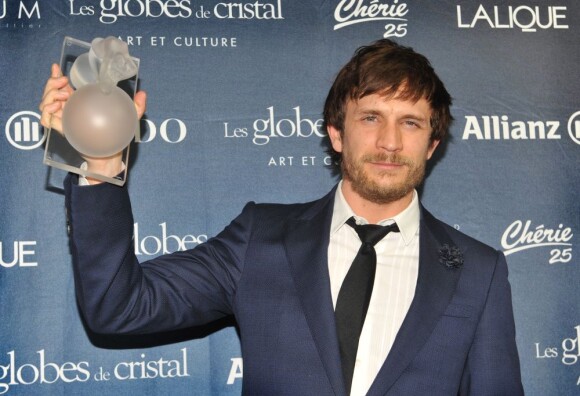 Jérémie Renier - 8e cérémonie des Globes de Cristal au Lido à Paris le 4 Fevrier 2013. Meilleur acteur.