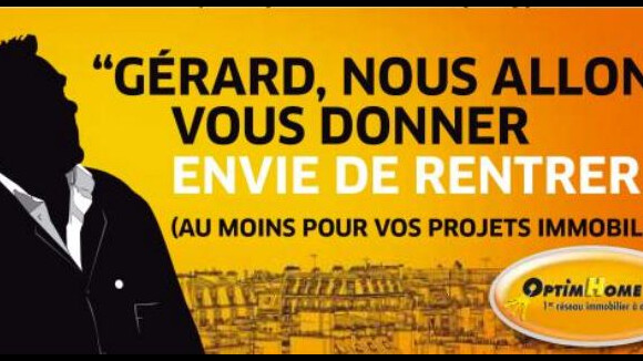 Gérard Depardieu : Une agence immobilière veut son retour en France !