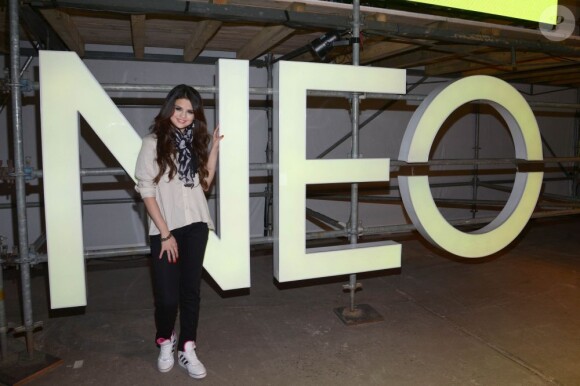 Selena Gomez, présente sa collection de vêtements pour Adidas, en association avec le label NEO, à New York, le 6 février 2013.