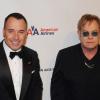 David Furnish et Elton John à New York, le 15 octobre 2012.