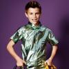 Romeo Beckham, 10 ans, pose devant l'objectif de Mario Testino pour la campagne Burberry printemps-été 2013.