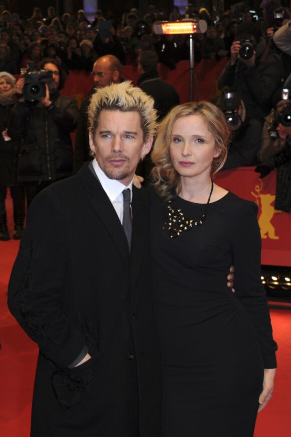 Ethan Hawke et la délicieuse Julie Delpy présentent Before Midnight à la 63e Berlinale, le 11 février 2013.