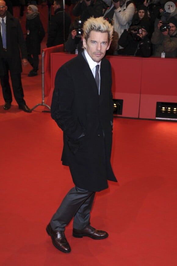 Ethan Hawke et son nouveau look pour Before Midnight à la 63e Berlinale, le 11 février 2013.