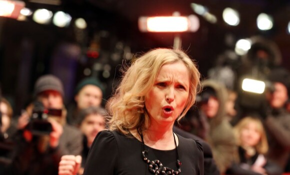 Julie Delpy en belle forme pour Before Midnight à la 63e Berlinale, le 11 février 2013.