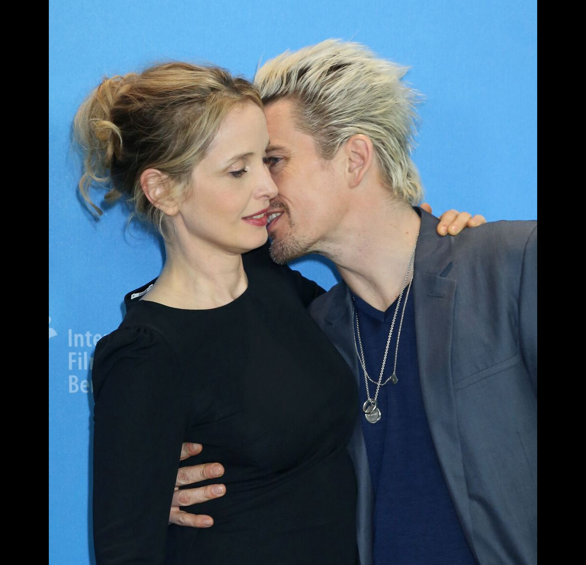 Photo : Julie Delpy et Ethan Hawke très complices pendant le photocall de  Before Midnight à la 63e Berlinale, le 11 février 2013. - Purepeople