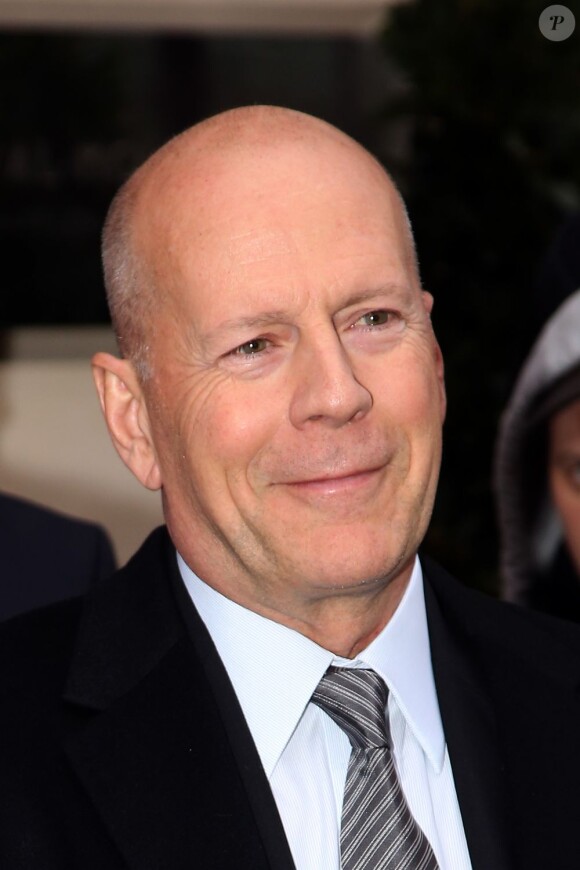 Bruce Willis à Paris le 11 février 2013.