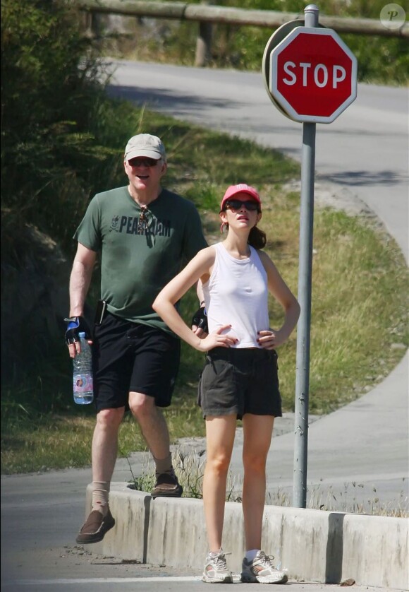 Steve Martin et sa femme Anne Stringfield en vacances sur l'île de Saint-Barthelemy, le 7 janvier 2009.