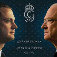 Carl XVI Gustaf de Suède, 40 ans de règne en 2013 : Le roi ouvre les festivités